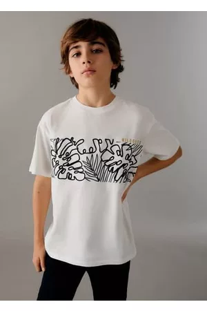 MANGO Boats printed cotton T-shirt - 5-6 years - Kids
