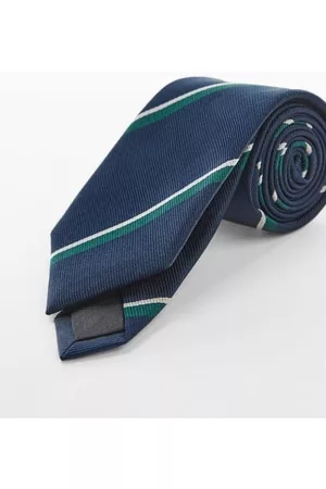 MANGO Striped tie - One size - Teenage boy