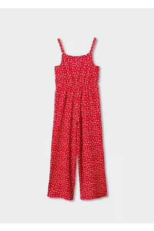 MANGO Floral print jumpsuit - 5-6 years - Kids