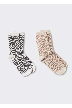 MANGO Girls Socks - 2 pack printed socks - S - Kids