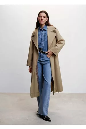 MANGO Oversize water-repellent trench coat - XXS - Women