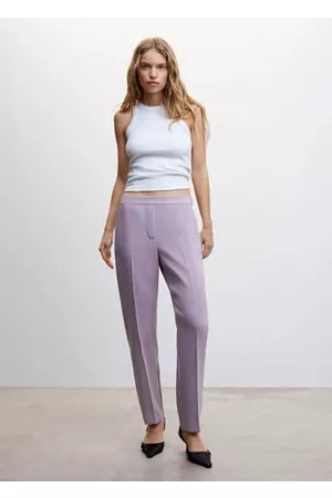 MANGO Flowy suit pants /pastel purple - XS - Women