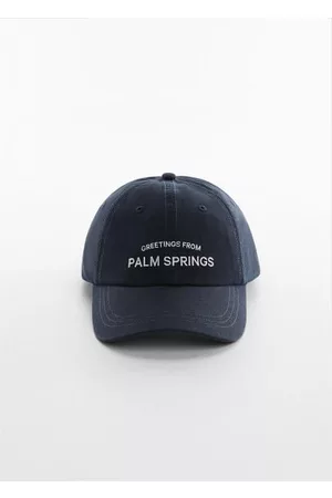 MANGO Embroidered message cap - One size - Men