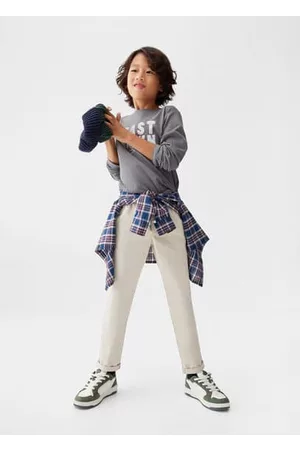 MANGO Printed cotton-blend T-shirt - 5-6 years - Kids