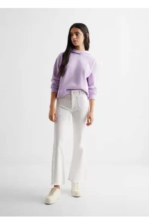 MANGO Embroidered cotton sweatshirt - XXS - Teenage girl
