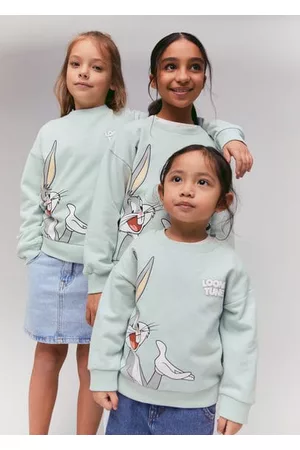 MANGO Girls Sweatshirts - Bugs Bunny sweatshirt - 5-6 years - Kids