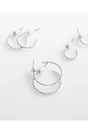 MANGO Girls Earrings - Pack of 3 hoop earrings - One size - Teenage girl