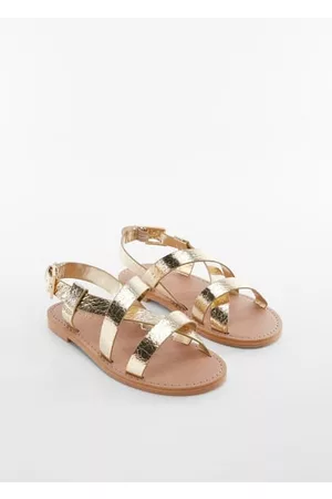 MANGO Girls Sandals - Strips sandals - 10Â½ - Kids