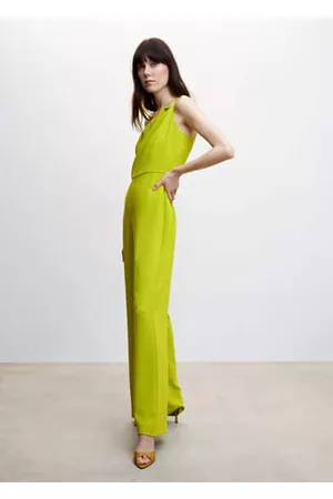 MANGO Asymmetric long jumpsuit - XXS - Women