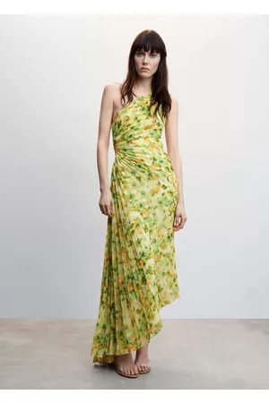 MANGO Asymmetrical pleated dress - 2 - Women