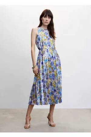 MANGO Printed pleated dress - 2 - Women