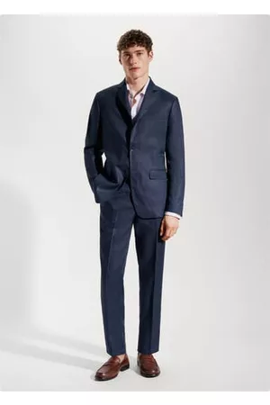 MANGO Men Suit Pants - 100% linen suit trousers - 26 - Men