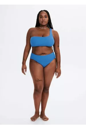 MANGO Asymmetrical bikini top - XL - Women