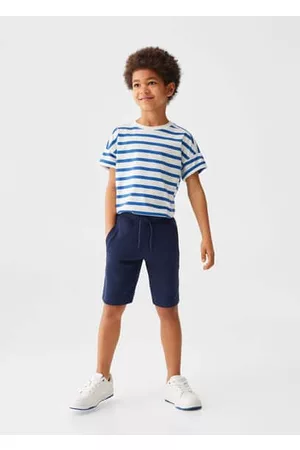 MANGO Elastic waist Bermuda shorts - 11-12 years - Kids