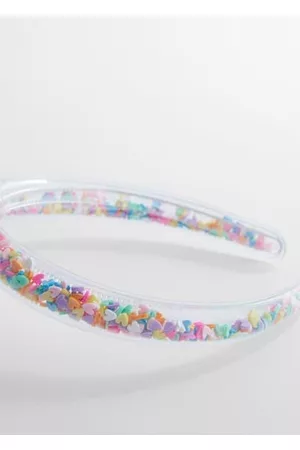 MANGO Transparent hearts headband - One size - Kids