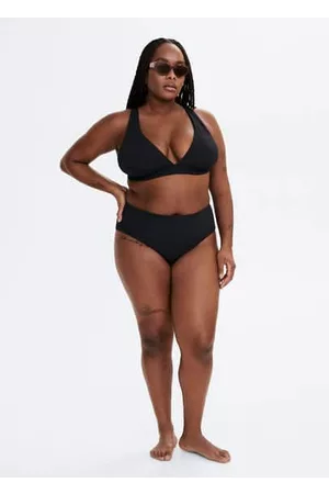 MANGO High-waist bikini bottoms - XL - Women