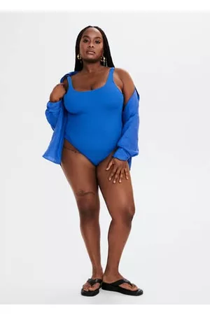 MANGO Textured swimsuit - XL - Women