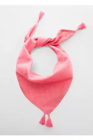 MANGO Fringes printed scarf - One size - Kids