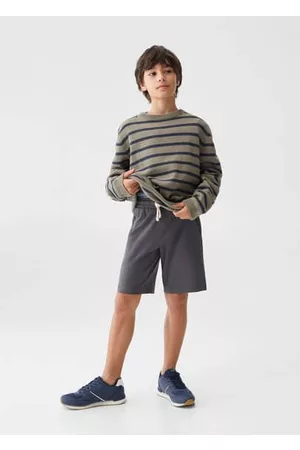 MANGO Elastic waist Bermuda shorts - 5-6 years - Kids