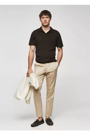 MANGO Slim-fit cotton pants - 30 - Men
