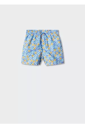 MANGO Boys Swimwear - Floral print swimsuit - 5-6 years - Kids