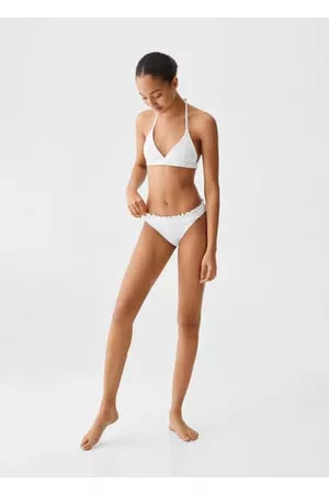 MANGO Ruched-texture bikini - XS - Teenage girl