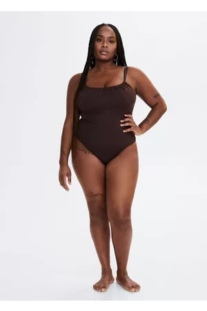 MANGO Swimsuit with gathered detail - XL - Women