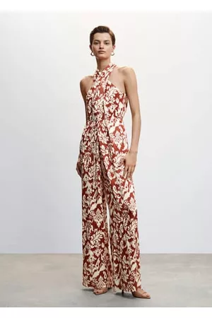 MANGO Women Jumpsuits - Bow wrap jumpsuit - XXS - Women