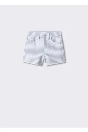 MANGO Girls Shorts - Striped shorts - 5 - Kids