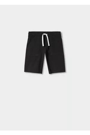 MANGO Boys Bermudas - Cotton shorts with elastic waist - 5-6 years - Kids
