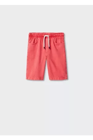 MANGO Boys Bermudas - Cotton shorts with elastic waist - 5 - Kids