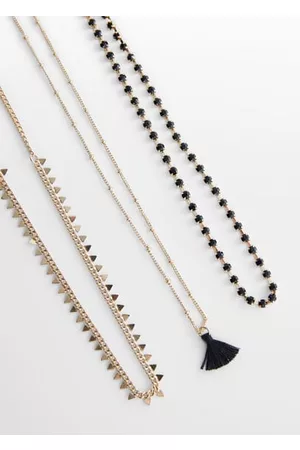 MANGO Girls Necklaces - Combined 3 pack necklaces - One size - Teenage girl