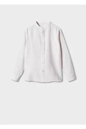 MANGO Boys Shirts - Striped shirt - 5 - Kids