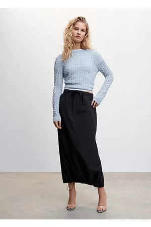 MANGO Women Sweaters - Knitted braided sweater - XXS - Women