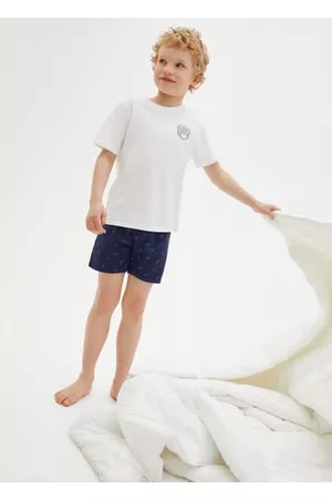 MANGO Boys Pajamas - Printed short pyjamas - 7-8 years - Kids