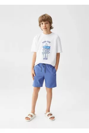 MANGO Boys Bermudas - Cotton Bermuda shorts - 6 - Kids