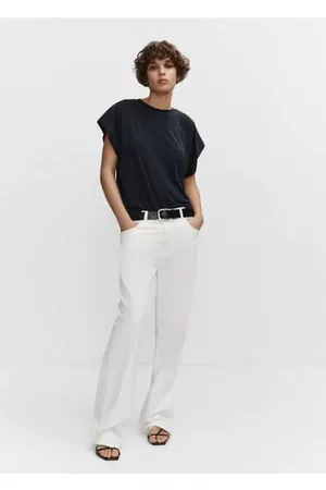 MANGO Women Oversized T-Shirts - Oversized modal T-shirt - XXS - Women