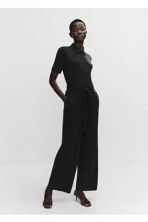 MANGO Women Casual Dresses - Modal shirt style jumpsuit - XXS - Women