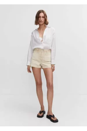 MANGO Women Shorts - Denim shorts with pockets - 1 - Women