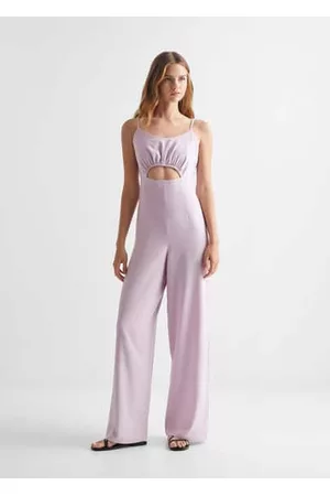 MANGO Girls Jumpsuits - Long jumpsuit with cut-out - XXS - Teenage girl