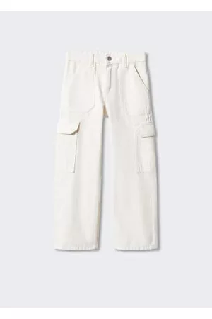 MANGO Women Cargo Pants - Cotton cargo pants - 7 - Kids