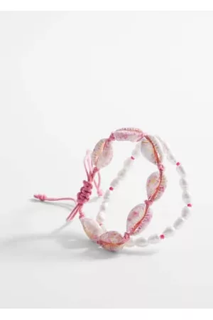 MANGO Girls Bracelets - Shell 2 pack bracelets - One size - Teenage girl