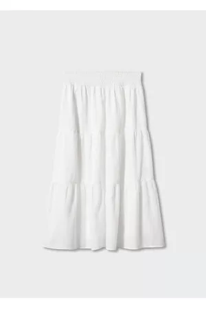 MANGO Girls Skirts - Ruffled long skirt - 5-6 years - Kids