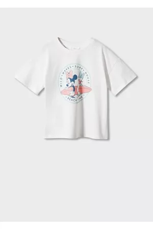 MANGO Girls Short Sleeved T-Shirts - Minnie Mouse T-shirt - 5-6 years - Kids