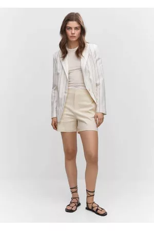 MANGO Women Shorts - High waist straight shorts - 2 - Women