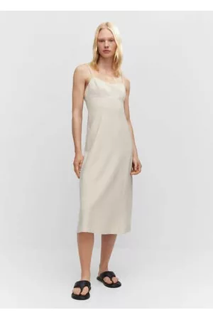 MANGO Women Midi Dresses - Low-cut midi dress - 2 - Women