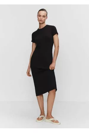 MANGO Women Midi Dresses - Midi dress with slit - 0 - Women