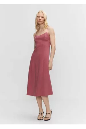 MANGO Women Midi Dresses - Low-cut midi dress - 2 - Women