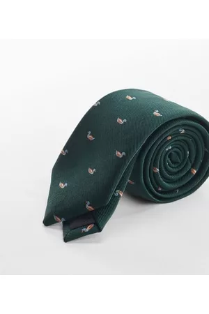 MANGO Men Bow Ties - Floral print tie - One size - Men