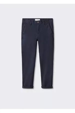 MANGO Boys Pants - Cotton chinos - 6 - Kids
